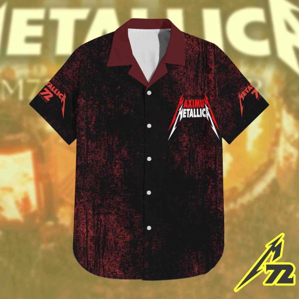 Maximum Metallica SiriusXM Listen Free In Cars AOP Premium Hawaiian Shirt Through September 30