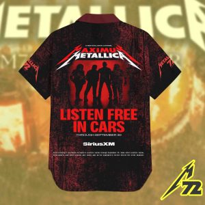 Maximum Metallica Siriusxm Listen Free In Cars Aop Premium Hawaiian Shirt Through September 30 2 - Metbrick.com