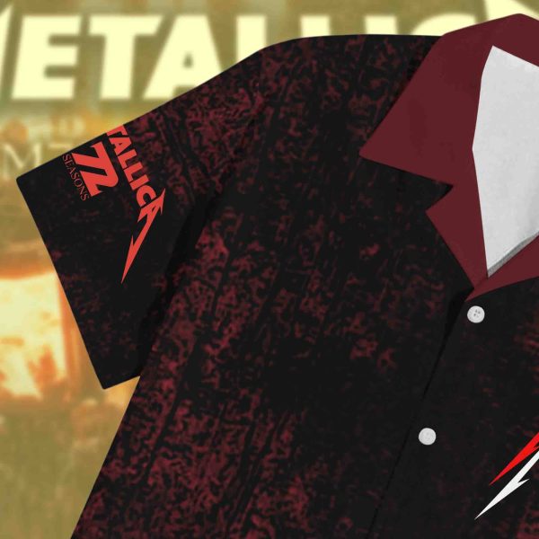 Maximum Metallica SiriusXM Listen Free In Cars AOP Premium Hawaiian Shirt Through September 30