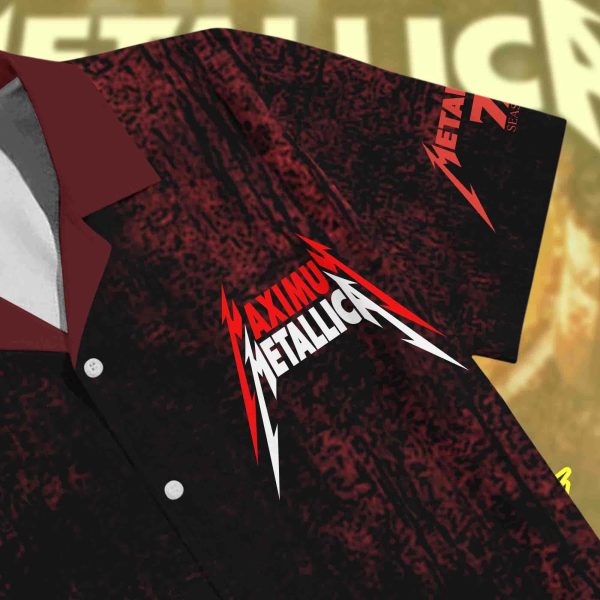 Maximum Metallica SiriusXM Listen Free In Cars AOP Premium Hawaiian Shirt Through September 30