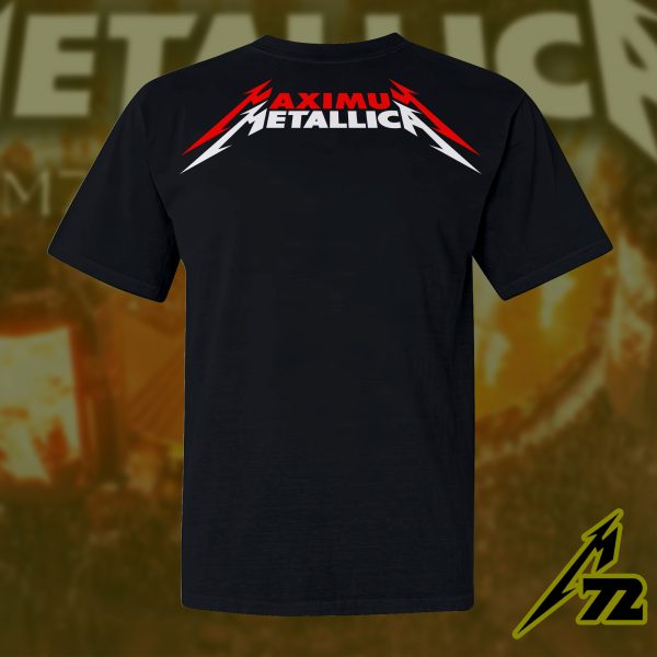 Maximum Metallica SiriusXM Listen Free In Cars T-Shirt Through September 30