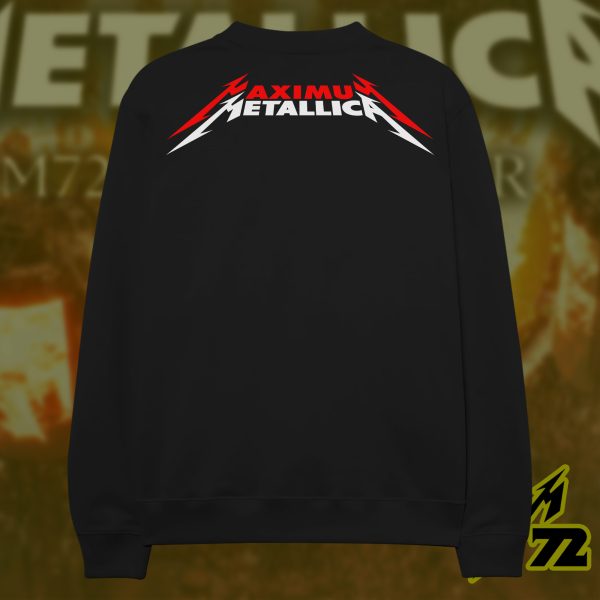 Maximum Metallica SiriusXM Promotional AOP Unisex Sweatshirt Listen Free