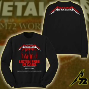 Maximum Metallica Siriusxm Promotional Aop Unisex Sweatshirt Listen Free - Metbrick.com