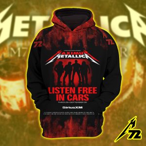 Metallica Listen Free In Cars Siriusxm Promo Hoodie Through September 30 1 - Metbrick.com