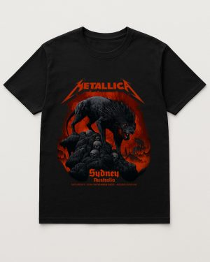 Metallica M72 Tour: Accor Stadium, Sydney 2025 Unisex T-Shirt (Nov 15th Merch)