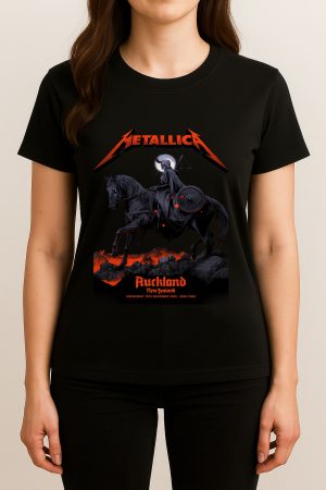 Metallica M72 Tour: Auckland, New Zealand 2025 Unisex T Shirt (nov 19th Event) - Metbrick.com