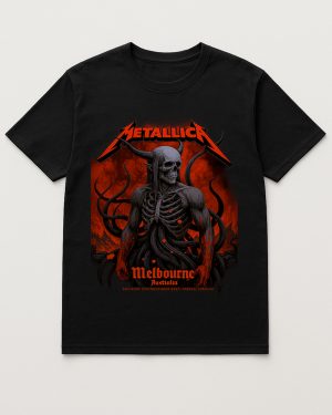 Metallica M72 Tour: Marvel Stadium, Melbourne 2025 Unisex T-Shirt (Nov 8th Merch)