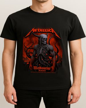 Metallica M72 Tour: Marvel Stadium, Melbourne 2025 Unisex T-Shirt (Nov 8th Merch)