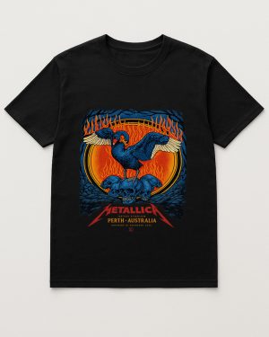 Metallica M72 Tour: Optus Stadium, Perth 2025 Unisex T-Shirt (Nov 1st Merch)