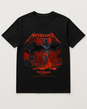 Metallica M72 Tour: Suncorp Stadium, Brisbane 2025 Unisex T-Shirt (Nov 12th Merch)