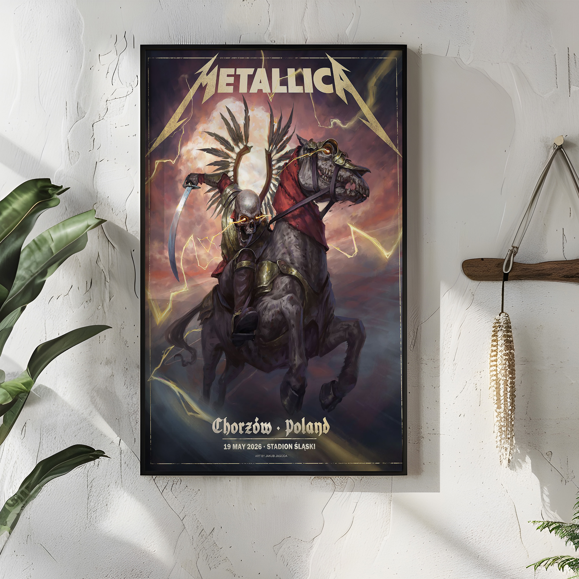 Metallica M72 Chorzow Poland Tour Stadion Slaski Poster May 19 2026 2 - Metbrick.com