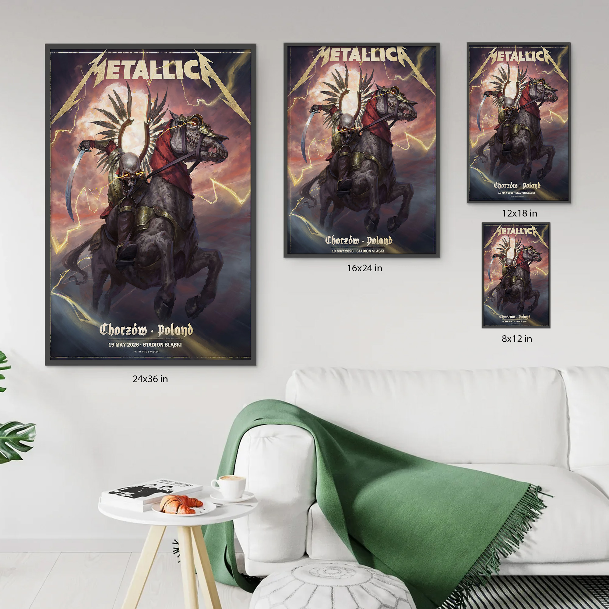 Metallica M72 Chorzow Poland Tour Stadion Slaski Poster May 19 2026 3 - Metbrick.com