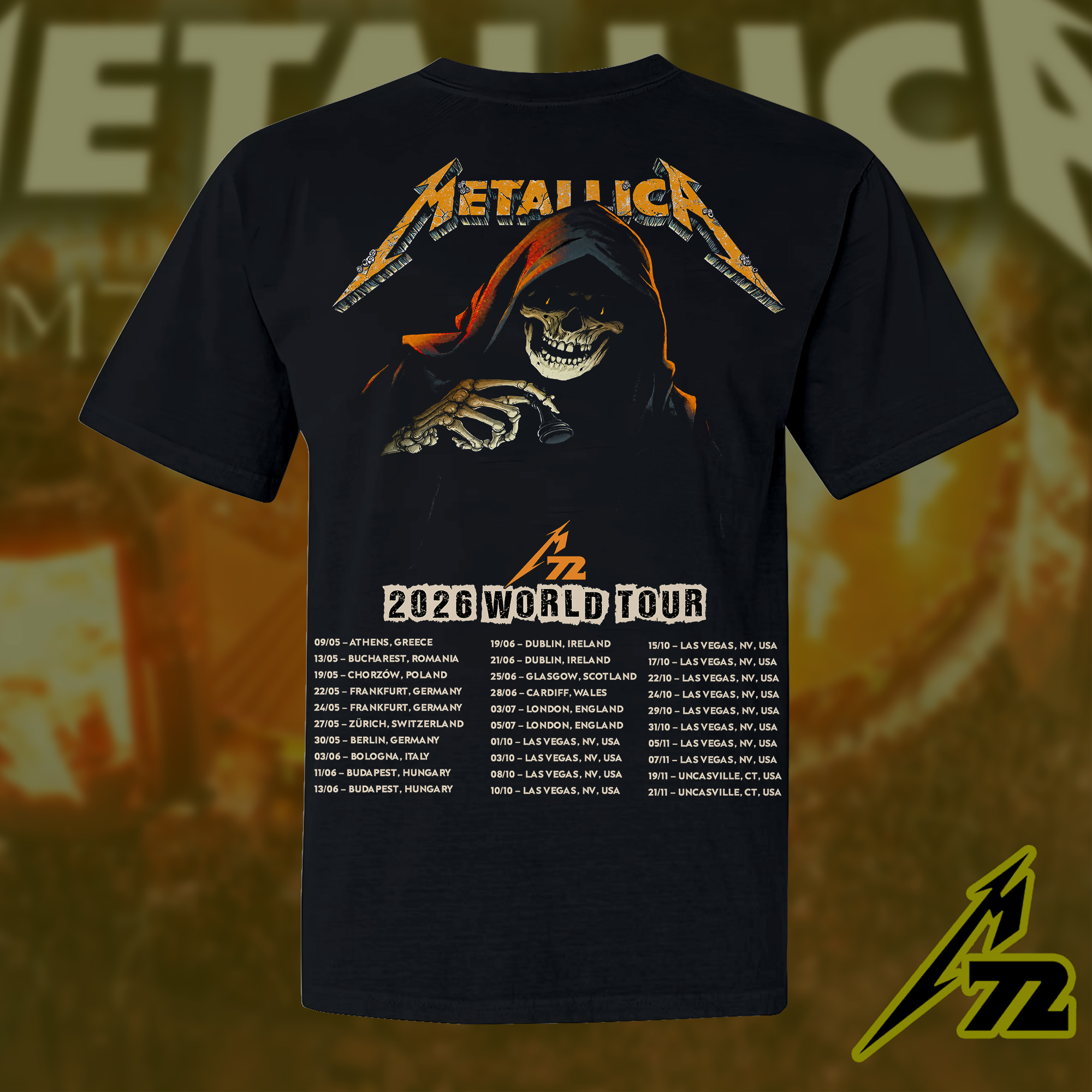 Metallica M72 Frankfurt Germany T Shirt Special Edition At Deutsche Bank Park May 22 24 2026 2 - Metbrick.com