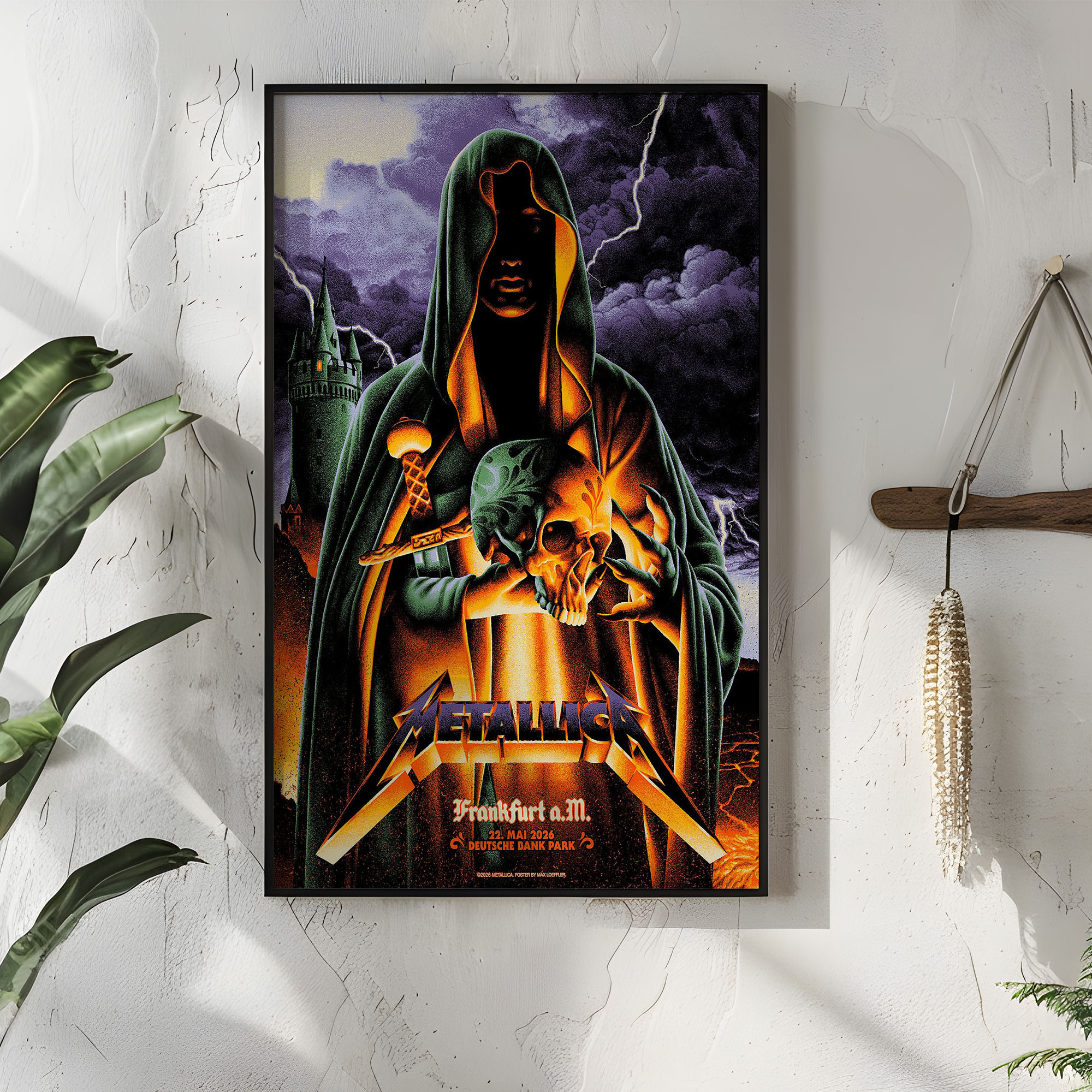 Metallica M72 Tour Frankfurt Germany 2026 Concert Poster Dark Deutsche Bank Park May 22, 2026 Metallica M72 Tour Frankfurt Germany 2026 Concert Poster Dark Deutsche Bank Park May 22, 2026