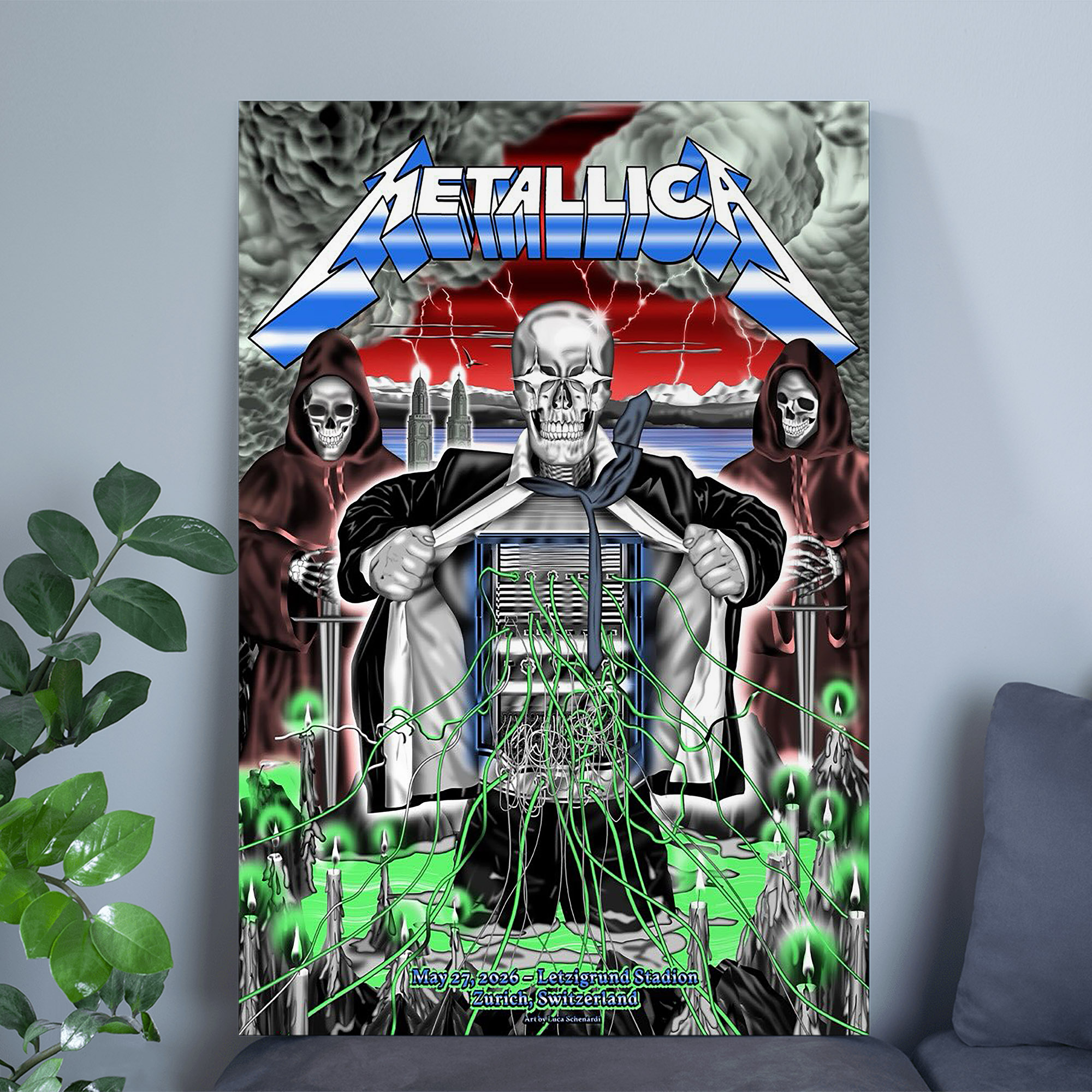Metallica May 27, 2026 Zürich, Switzerland Stadion Letzigrund Posters