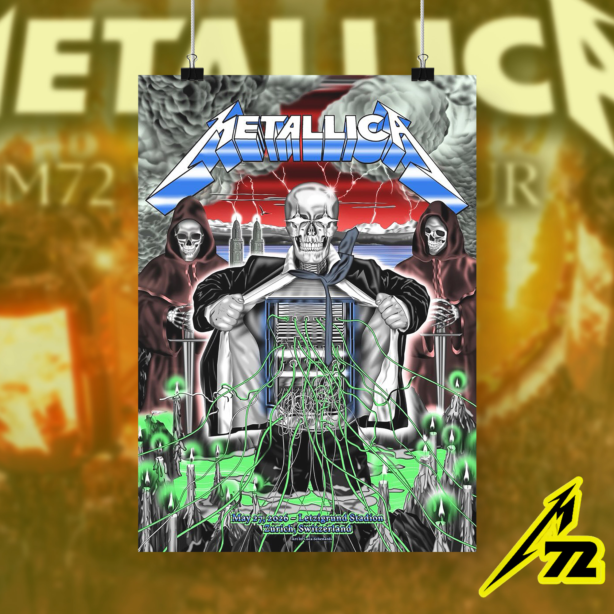 Metallica May 27, 2026 Zürich, Switzerland Stadion Letzigrund Posters