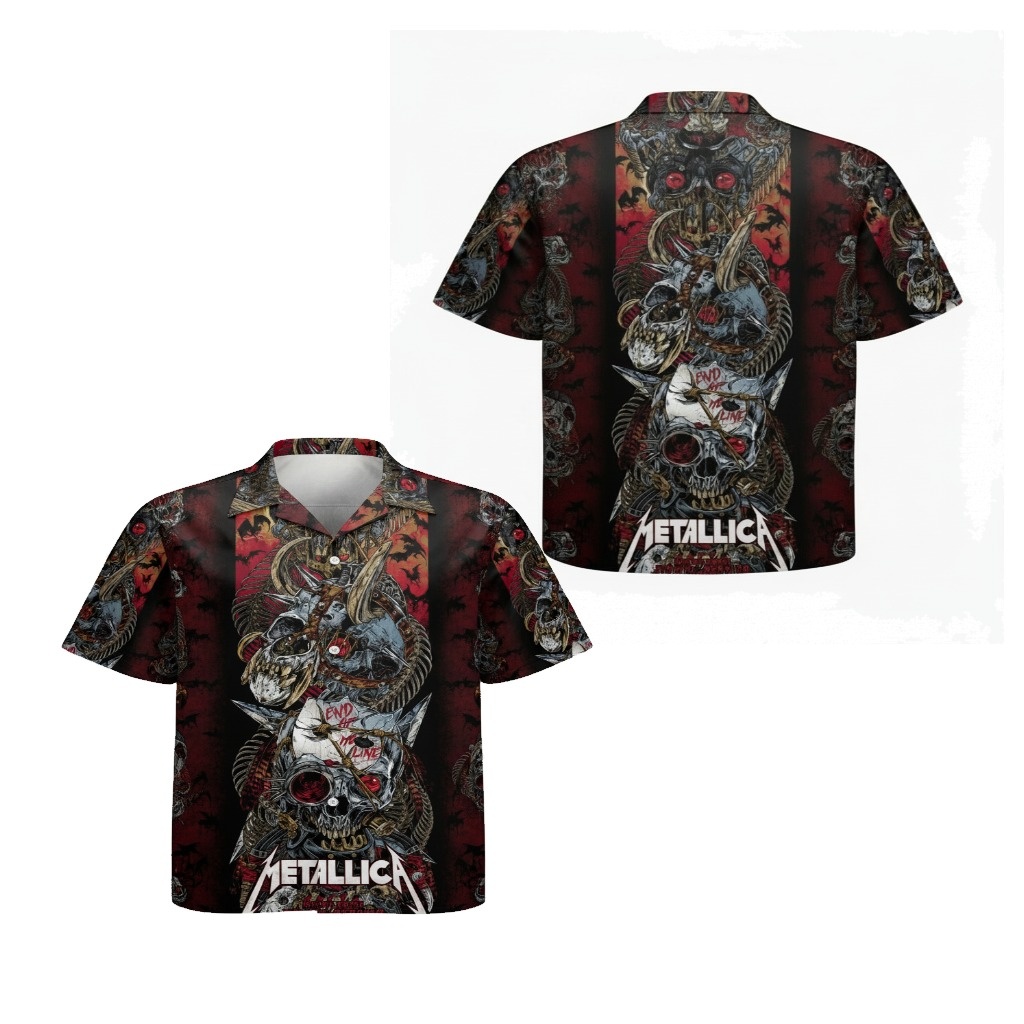 Metallica Skull Design Dark Red Hawaiian Shirt November 08, 2025 Melbourne, Australia Metallica Skull Design Dark Red Hawaiian Shirt November 08, 2025 Melbourne, Australia