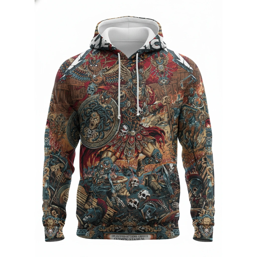 Warrior Gods Design Tour Athens Greece Olympic Stadium May 9 2026 Hoodie In Earthy Tones Athletic Fit