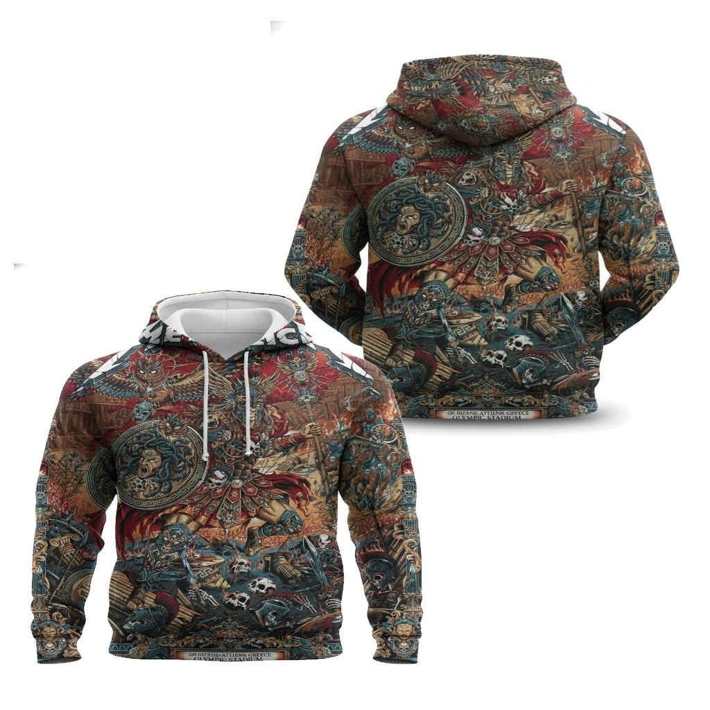 Warrior Gods Design Tour Athens Greece Olympic Stadium May 9 2026 Hoodie In Earthy Tones Athletic Fit